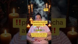 Leia mais sobre o artigo Tres cosas que debe llevar en tu cartera #vidente #tarot