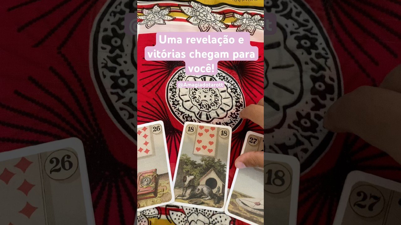 No momento, você está visualizando Uma revelação e vitórias chegam para você! #tarot #baralhocigano #baralhociganogratis #tarotdoamor