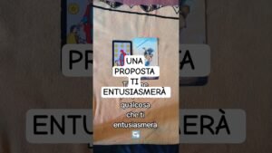 Leia mais sobre o artigo Una Proposta Per Te/Tarocchi #tarocchi #tarot #messaggio