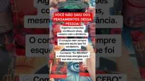 Leia mais sobre o artigo VOCÊ NÃO SAIU DOS PENSAMENTOS DESSA PESSOA! #espiritualidade #espiritualidade #tarot #tarotonline