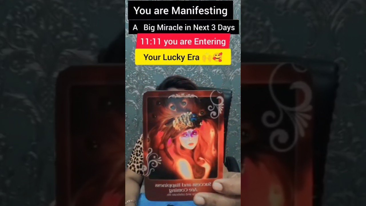 No momento, você está visualizando 🌟You are Manifesting A Big Miracle in Next 3 Days🌟#tarot#fyp#manifestation#love#shorts#short#foryou