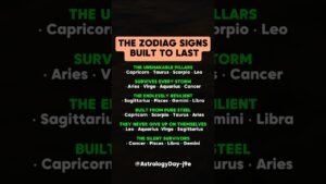 Leia mais sobre o artigo Zodiac Signs Built To Last #zodiac #zodiacsigns #astrology #horoscope #tarot