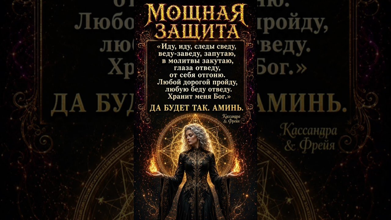 No momento, você está visualizando 🛡️МОЩНАЯ ЗАЩИТА ✨ Школа Магии Кассандры & Фрейи #защитнаямагия #таро #tarot #оберег #ведунья #топ
