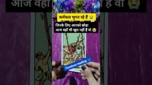 Leia mais sobre o artigo कर्मफल भुगत रहे हैं अब आपके पार्टनर 💔💔 #tarot #nocontactreading #tarotreading #tarotcards #shorts