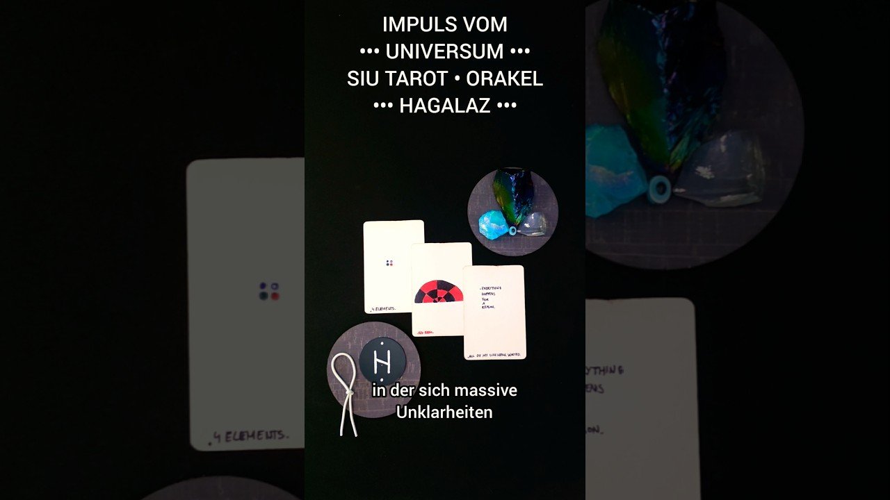 No momento, você está visualizando ☄ IMPULS VOM UNIVERSUM 📣 VERGLEICH • HAGALAZ • #tarot #rune #orakel ☉