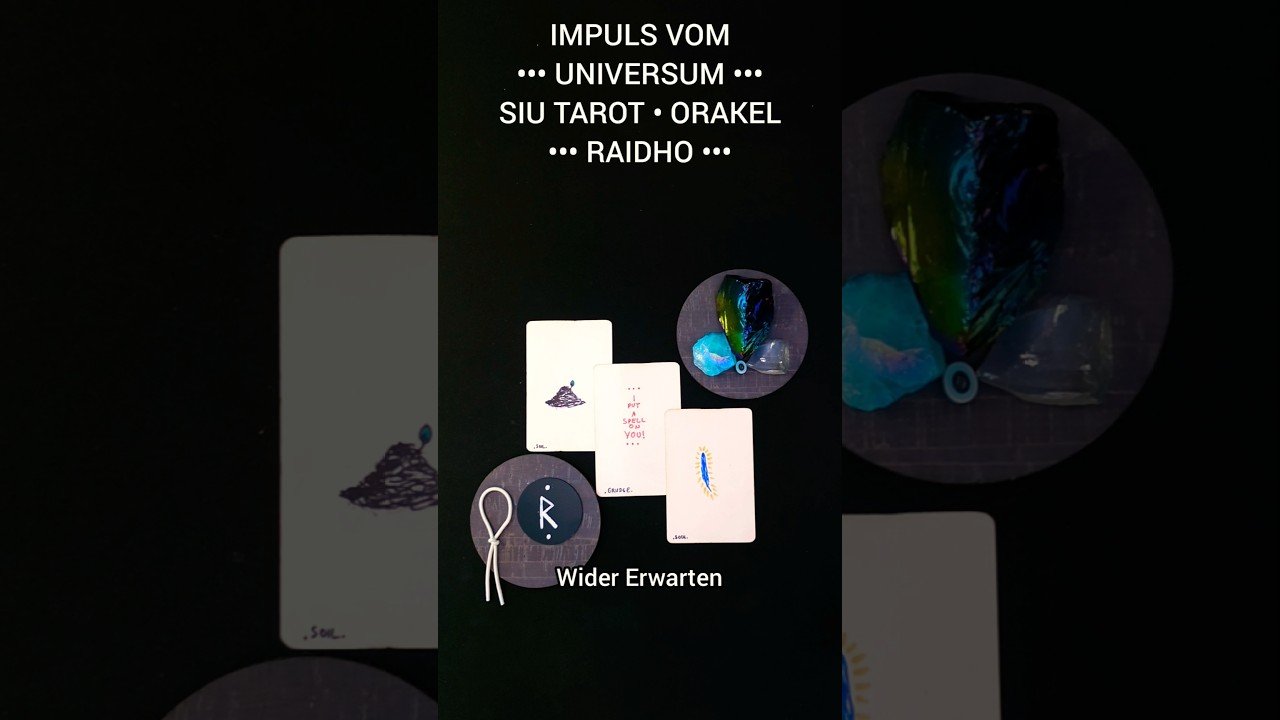No momento, você está visualizando ☄ TROTZDEM • RAIDHO • IMPULS VOM UNIVERSUM 📣 #tarot #rune #orakel ☉
