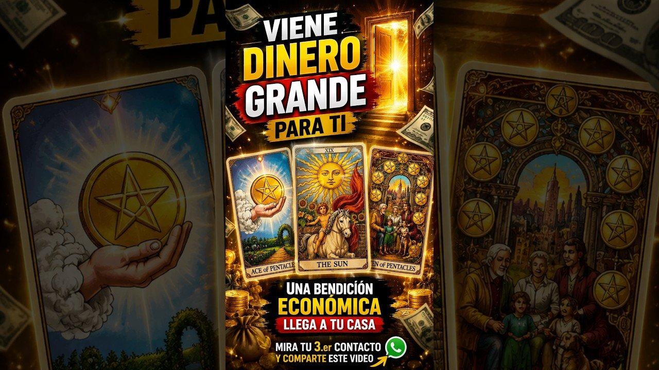 No momento, você está visualizando 💰 VIENE MUCHO DINERO PARA TI | BENDICIÓN ECONÓMICA ✨ #tarot #dinero