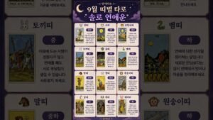 Leia mais sobre o artigo 9월 띠별 솔로 연애운 #타로 #tarot #타로상담 #타로카드 #띠별운세 #운세 #연애운 #솔로