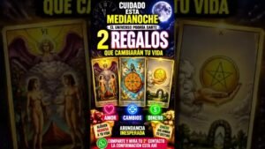 Leia mais sobre o artigo A Medianoche Llegan 2 Regalos Que Cambiarán Tu Vida ✨ #Tarot #amor