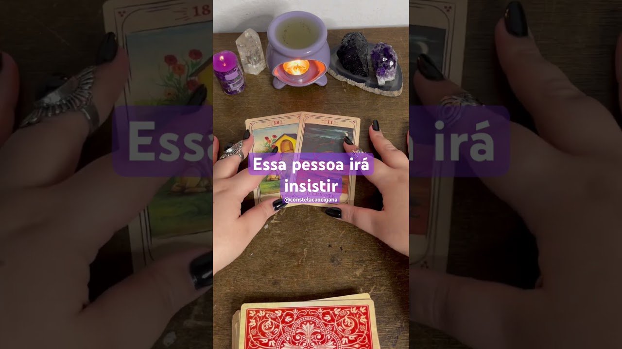 No momento, você está visualizando 🩷✨A PESSOA AMADA DESISTIU DE VOCÊ?😱✨ #tarot #amor #taro #cartasciganas #cartomante #tarotcigano