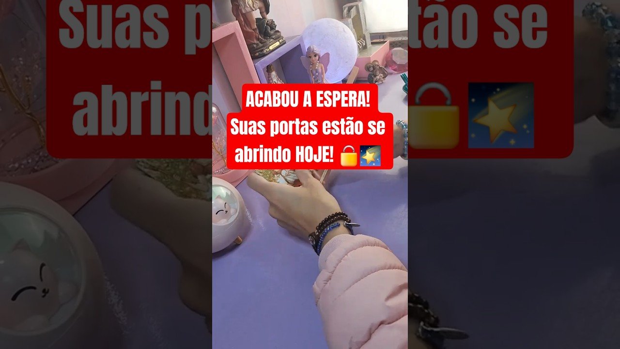 No momento, você está visualizando ACABOU A ESPERA! Suas portas estão se abrindo HOJE!#shortstarot #tarot