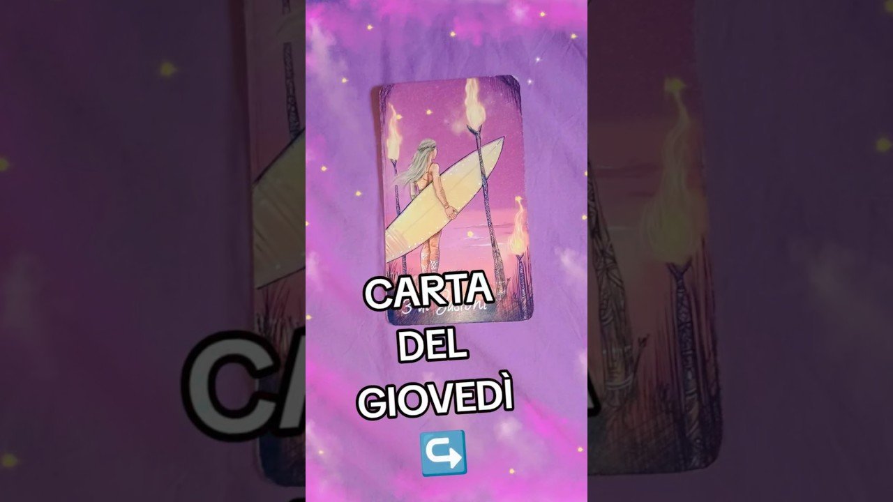 No momento, você está visualizando CARTA DEL GIOVEDÌ/TAROCCHI! #tarocchi #tarot #cartomante #letturatarocchi