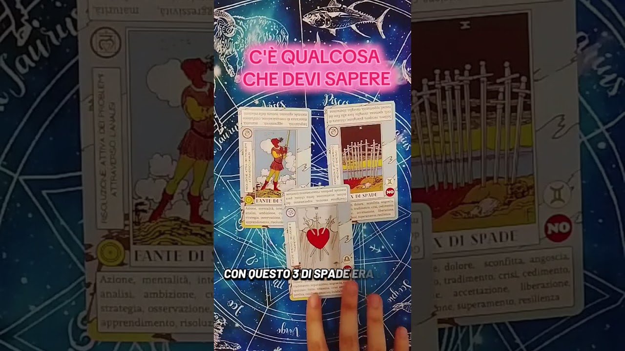 No momento, você está visualizando C’È QUALCOSA CHE DEVI SAPERE! #tarocchi #tarotreader #messaggio #tarocchiinterattivi #tarot #yt