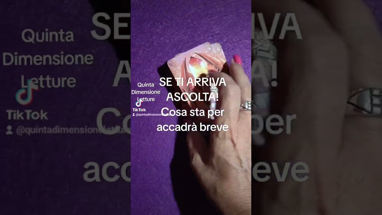 No momento, você está visualizando 🔮COSA STA PER ACCADERE -SE TI ARRIVA ASCOLTA #tarocchi #tarot  #shorts