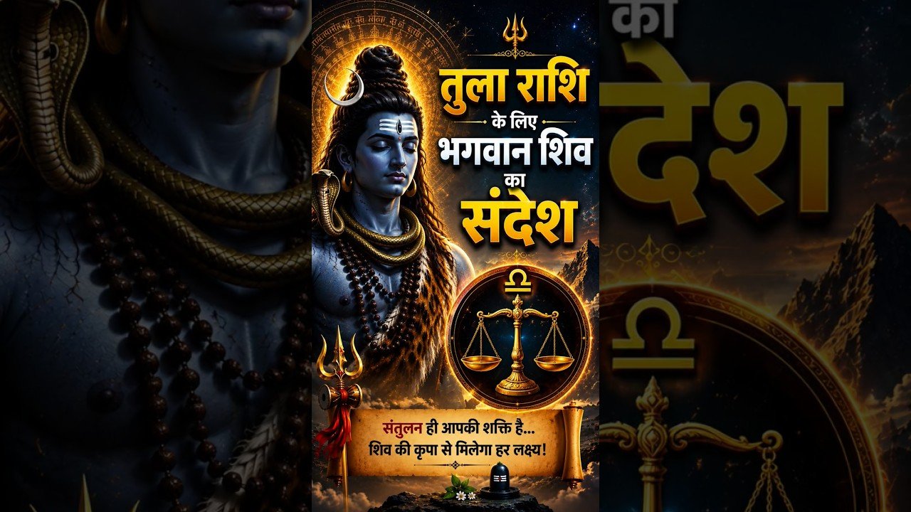 No momento, você está visualizando 🔱 तुला राशि के लिए भगवान शिव का संदेश ♎✨ #tarot #tarotreading #rashifal #tularashi #libra