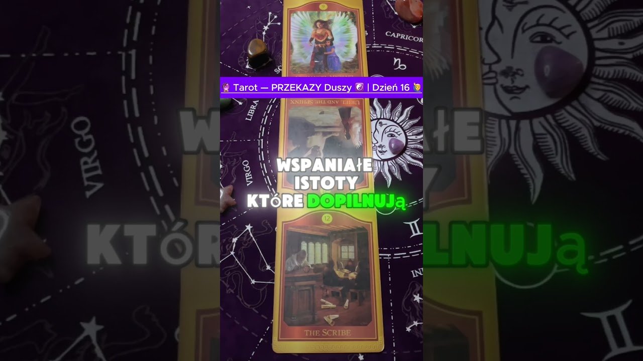 No momento, você está visualizando 🔮 Tarot — PRZEKAZY Duszy ☯️ | Oobe Powieści | Dzień 16 🙋‍♂️