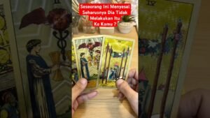 Leia mais sobre o artigo Dia menyesal kenapa dia dulu  harus melakukan itu ke kamu ? Tarot hari ini #tarot #tarotreading