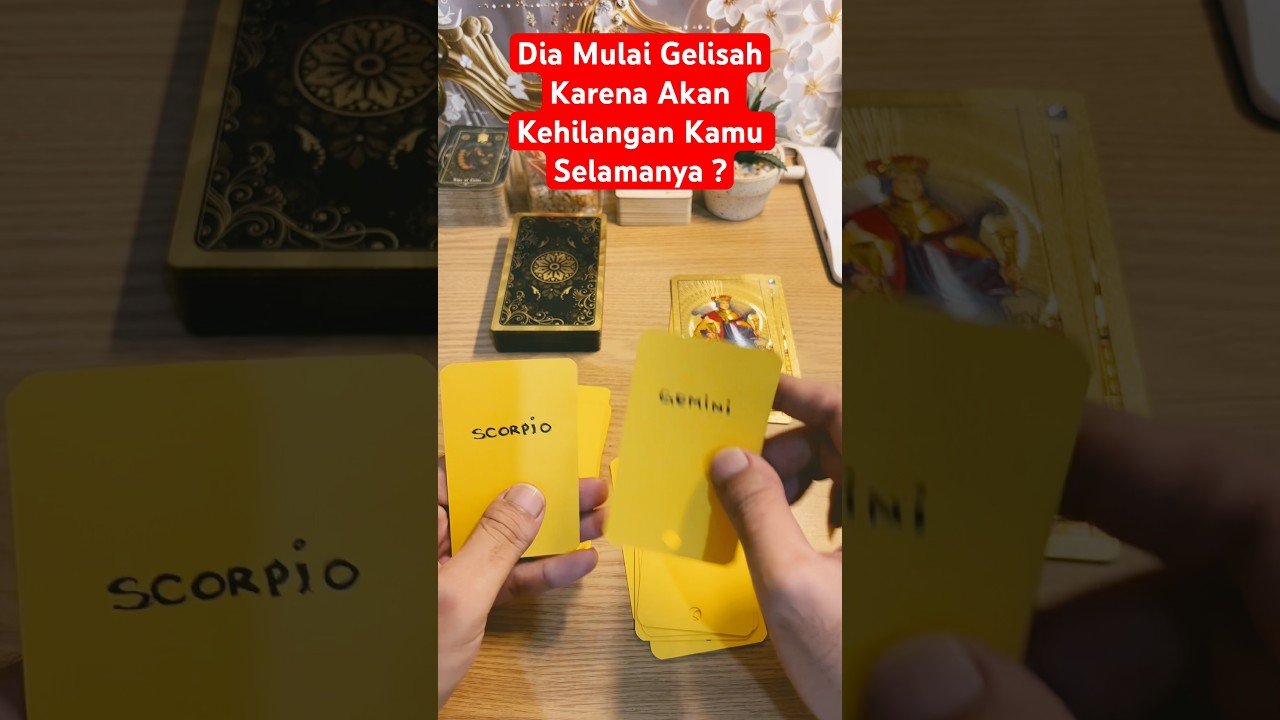 No momento, você está visualizando Dia mulai gelisah dan ketakutan jika kamu meninggalkan dia ? Tarot hari ini #tarot #tarotreading