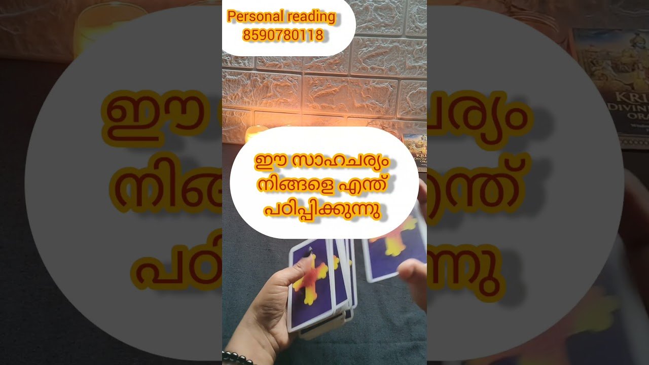 No momento, você está visualizando ee sahacharyam nigalle enth padippikunnu 🙏 #timelessreading #astrology #tarot