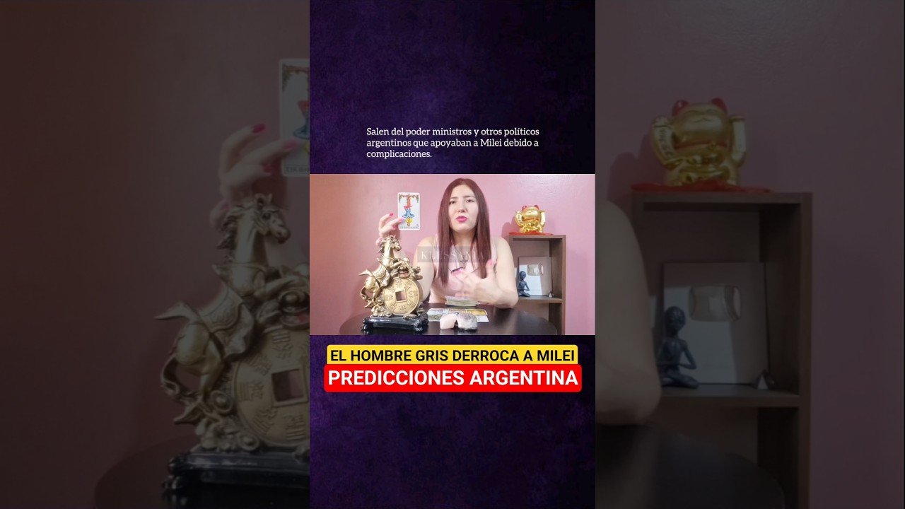 No momento, você está visualizando EL HOMBRE GRIS DERROCA A MILEI PREDICCIONES ARGENTINA #fyp #parati #viral #tarot #argentina