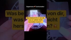 Leia mais sobre o artigo Er verwechselt Gefühle mit Beziehungsfähigkeit. 💥 #psychologischestarot #supernora #liebe #tarot