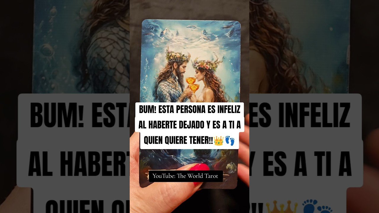 No momento, você está visualizando ES INFELIZ AL PENSAR EN TI 🤫#shorts #tarot #tarotamor