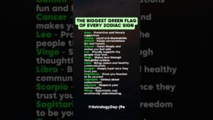 Leia mais sobre o artigo GREEN FLAG OF EVERY ZODIAC SIGN #zodiac #zodiacsigns #astrology #horoscope #tarot