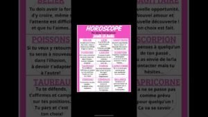 Leia mais sobre o artigo 🔮HOROSCOPE DU JEUDI 13 AOÛT. #oracleamour #guidance #astrology #tarot #voyanceactualite