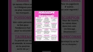 Leia mais sobre o artigo 🔮HOROSCOPE DU MARDI 1er SEPTEMBRE. #oracleamour #guidance #astrology #tarot #voyanceactualite