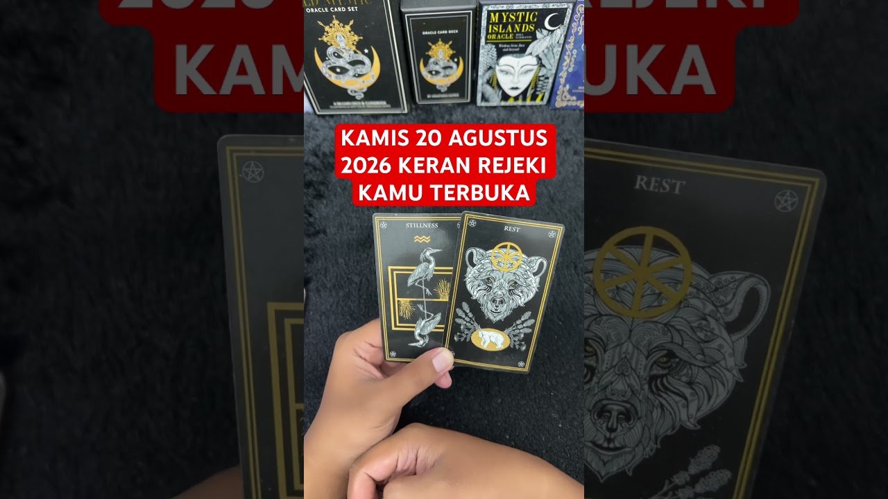 No momento, você está visualizando KAMIS 20 AGUSTUS 2026 KERAN REJEKI KAMU TERBUKA #tarot #tarotreading