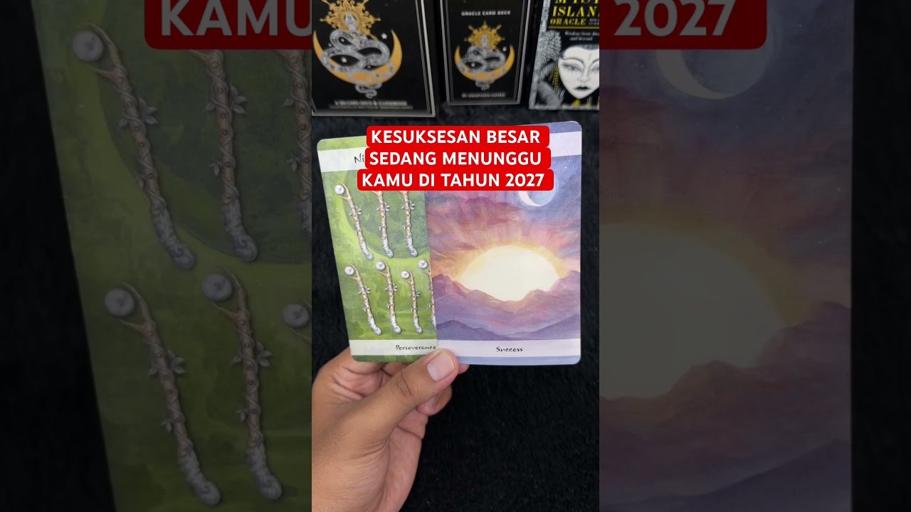No momento, você está visualizando KESUKSESAN BESAR SEDANG MENUNGGU KAMU DI TAHUN 2027 #tarot #tarotreading