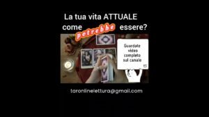 Leia mais sobre o artigo ❤️⁉️la tua vita attuale e come POTREBBE essere diversamente? #TaronlineLettura #Tarot #vitanuova