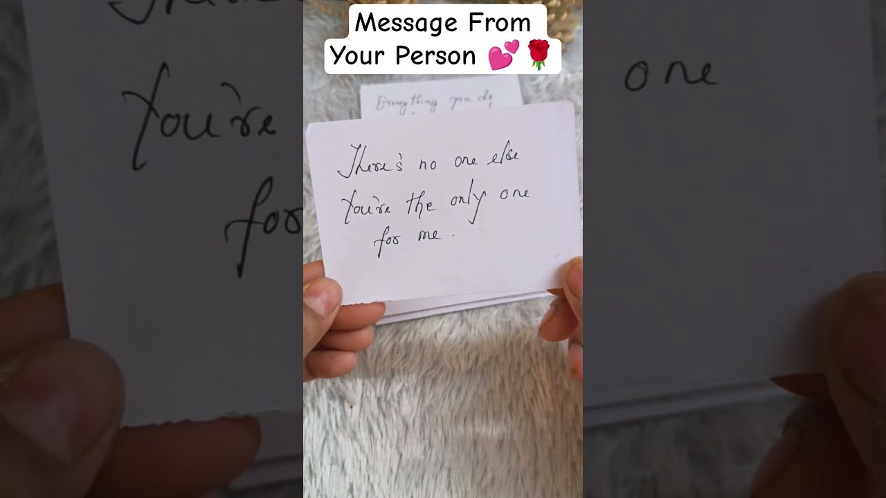 No momento, você está visualizando Message From The Person On Your Mind 💌 #lovetarot #lovetarotreading #tarot #tarotlovereading