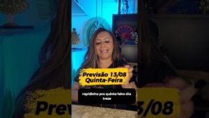Leia mais sobre o artigo PREVISÃO 13/08 QUINTA-FEIRA #tarot #eitatarot #horoscope #baralhocigano #horoscopo #signos