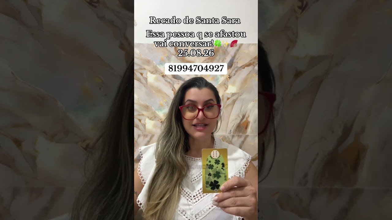 No momento, você está visualizando 🪭✨recado de Santa Sara pra vc #cartas #cartas #tarot #baralho #taro #baralhociganogratis