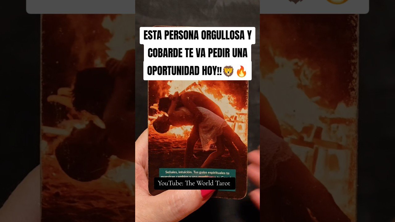 No momento, você está visualizando SE TRAGA SU ORGULLO POR TI!!🔥#shorts #tarot #tarotamor