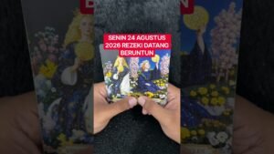 Leia mais sobre o artigo SENIN 24 AGUSTUS 2026 REZEKI DATANG BERUNTUN #tarot #tarotreading