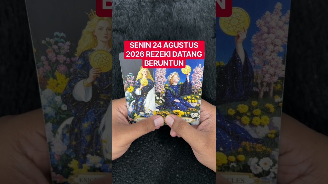 No momento, você está visualizando SENIN 24 AGUSTUS 2026 REZEKI DATANG BERUNTUN #tarot #tarotreading