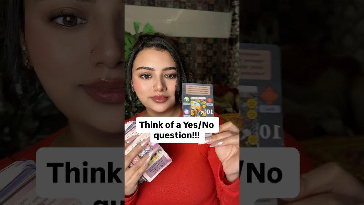 No momento, você está visualizando Think of a yes/no question 💖🙌 #tarot #tarotreading