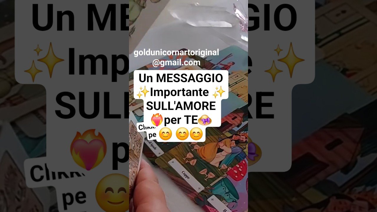 No momento, você está visualizando Un Messaggio Importante sull’Amore per te ❤️‍🔥#shorts #tarot #tarocchi #goldunicornart