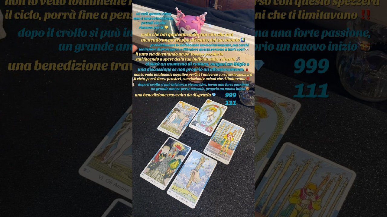 No momento, você está visualizando una benedizione travestita da disgrazia 💎 #letturatarocchi #tarot #messaggio #tarocchi