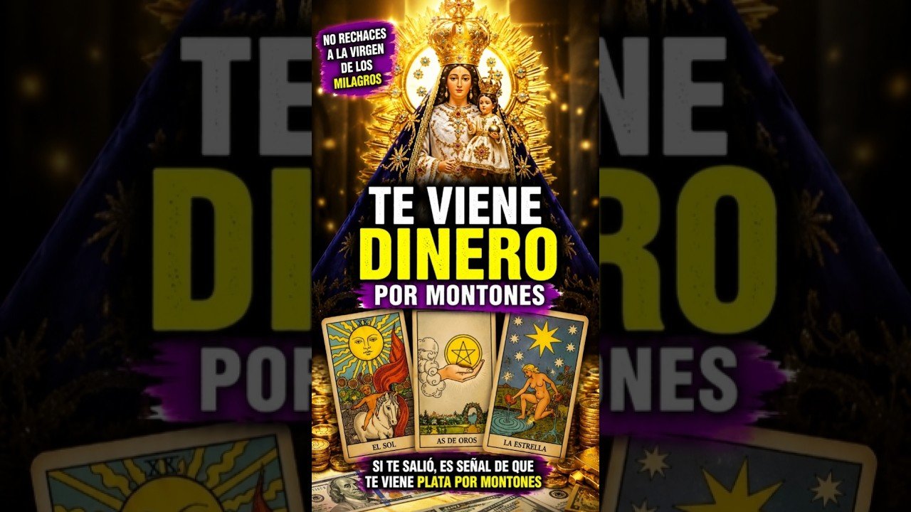 No momento, você está visualizando VIRGEN DE LOS MILAGROS: TE VIENE DINERO POR MONTONES 💰✨ #tarot #abundancia