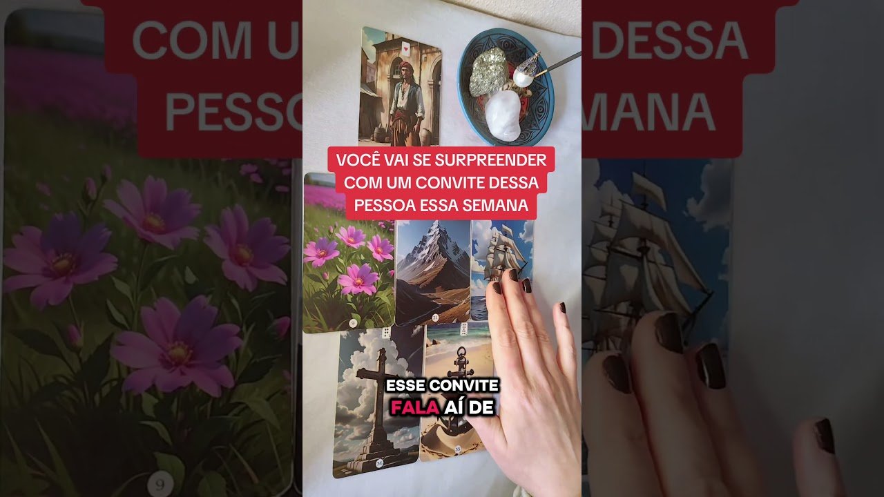 No momento, você está visualizando VOCÊ VAI SE SURPREENDER COM UM CONVITE DESSA PESSOA ESSA SEMANA #tarot