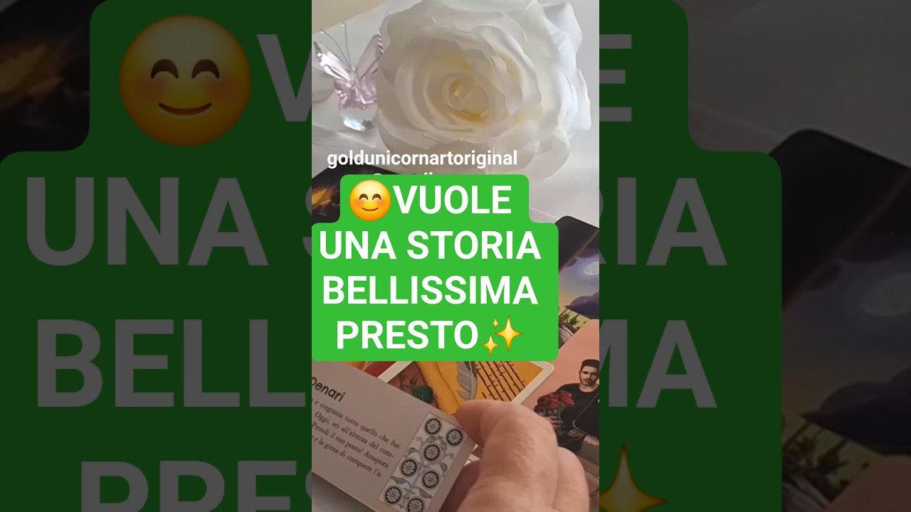No momento, você está visualizando Vuole una storia Bellissima PRESTO ❤️ #shorts #tarocchi #tarot #goldunicornart