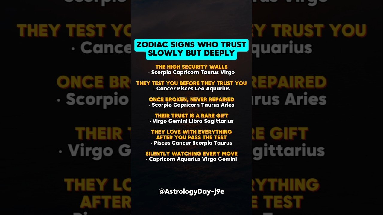 No momento, você está visualizando ZODIAC SIGNS WHO TRUST SLOWLY BUT DEEPLY #zodiac #zodiacsigns #astrology #horoscope #tarot