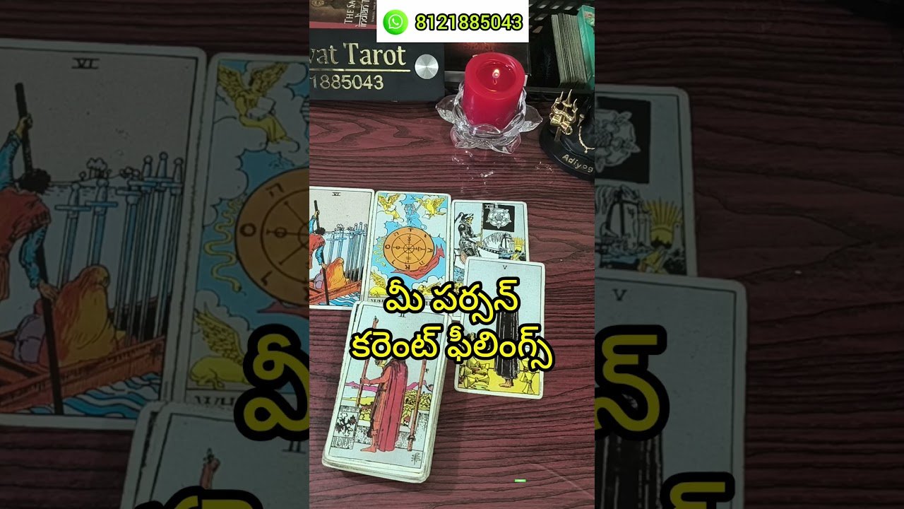 No momento, você está visualizando మీ పర్సన్ కరెంట్ ఫీలింగ్స్#tarot #telugu#vishwattarot#shorts#trendibg#viral
