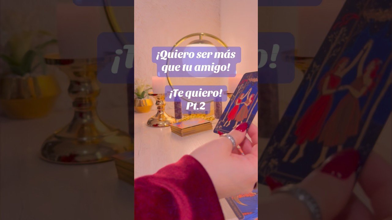 No momento, você está visualizando 🕉️ ¡Quiero ser más que tu amigo, te quiero! Pt.2 #tarot #lecturacartas #lecturadetarot