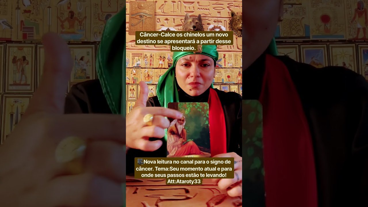 No momento, você está visualizando Câncer-Nova leitura no canal!Att:Ataroty33 #tarot