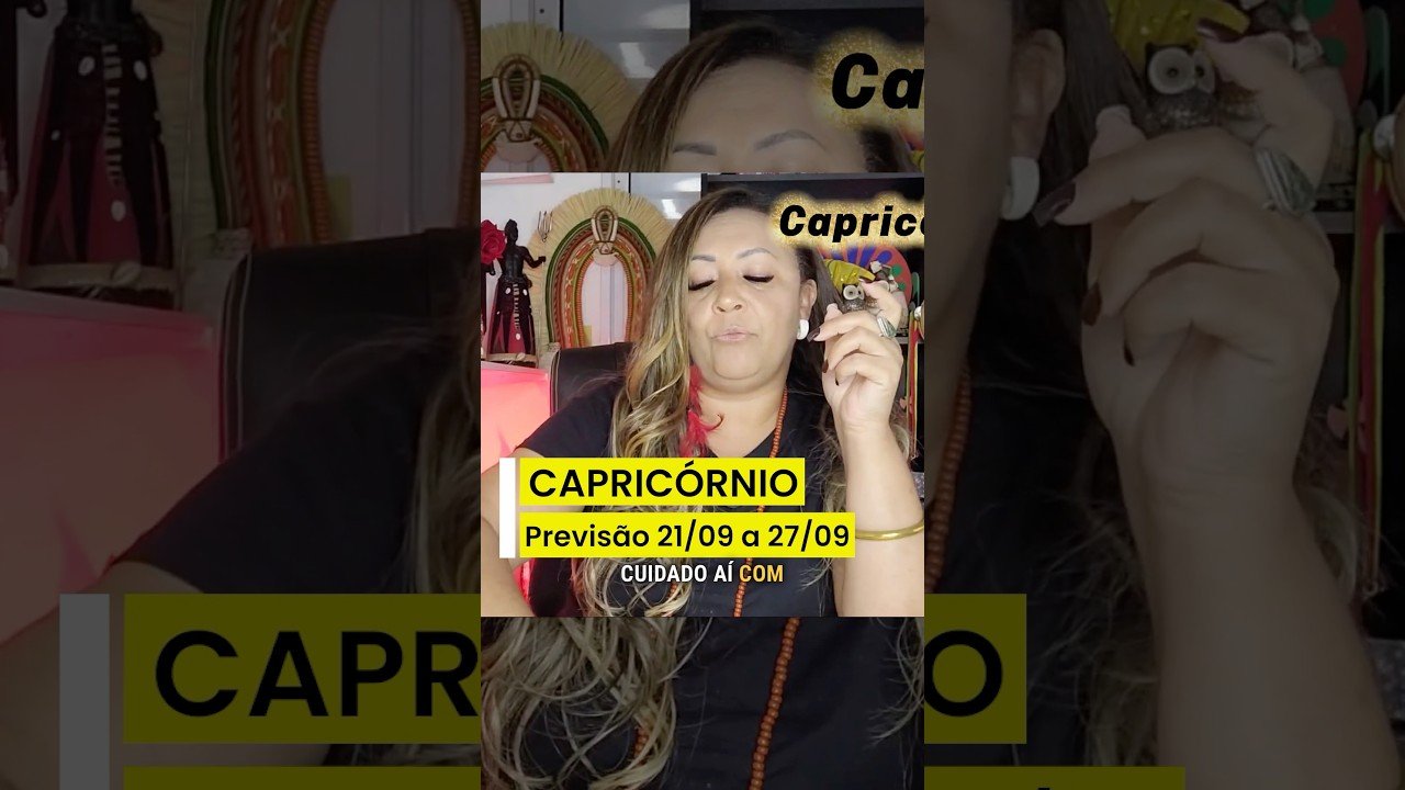 No momento, você está visualizando CAPRICÓRNIO ♑️ #eitatarot #tarot #horoscope #baralhocigano #horoscopo #capricorn