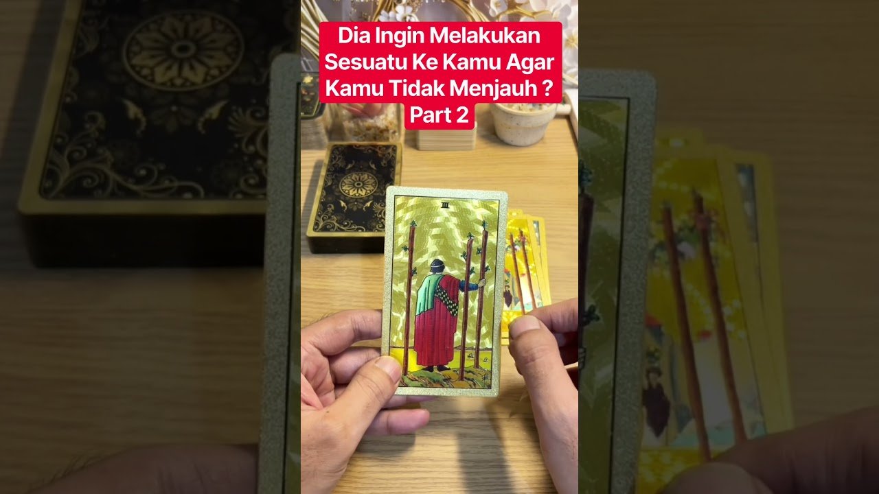 No momento, você está visualizando Dia ingin kamu tidak menjauh dari hidupnya mulai sekarang 2 ? Tarot hari ini #tarot #tarotreading